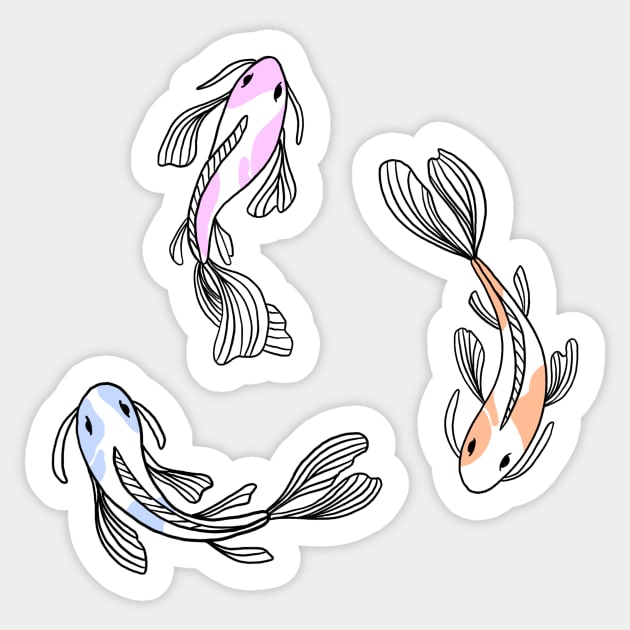 koi fish Sticker by cmxcrunch